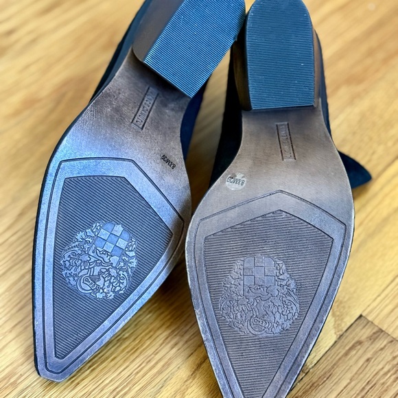 Suede Pointed Toe Booties - Picture 2 of 5